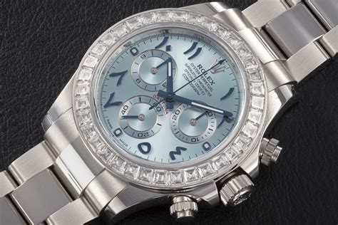 rolex daytona diamond bezel for sale|Rolex daytona platinum baguette diamond.